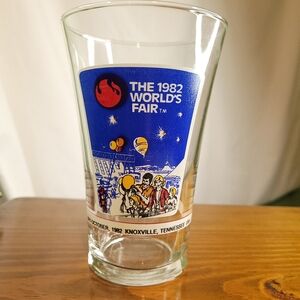 VINTAGE MCDONALD'S 1982 World's Fair Glass 14 Oz.